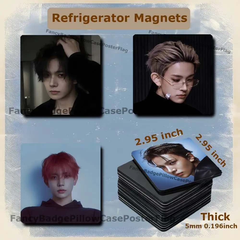 Lee H-Heeseung Idols 75mm Frigerator Magnet Square Stickers Personalize Fridge Refrigerator Wall Door Decoration
Lee H-Heeseung Idols 75mm Frigerator Magnet Square Stickers Personalize Fridge Refrigerator Wall Door Decoration