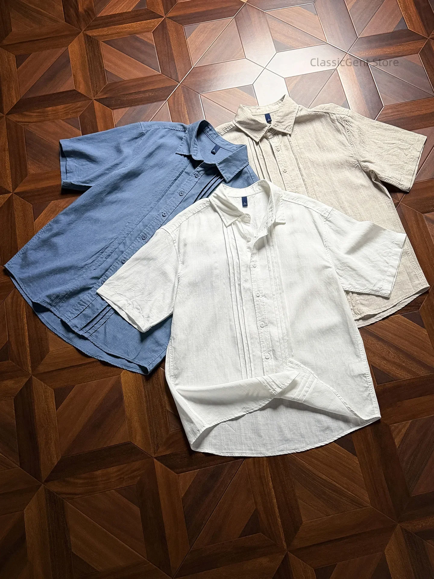 Moisture-absorbing and breathable, commuting single product, short-sleeved shirt.
Moisture-absorbing and breathable, commuting single product, short-sleeved shirt.