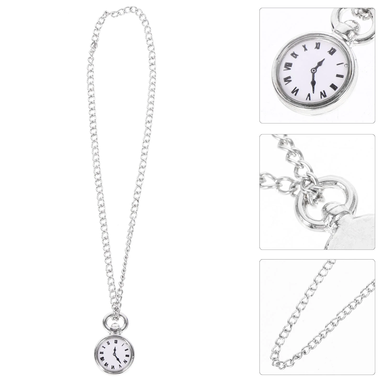 Mini Pocket Watch House Small Tiny Accessories Exquisite Adornment Alloy with Chain
Mini Pocket Watch House Small Tiny Accessories Exquisite Adornment Alloy with Chain