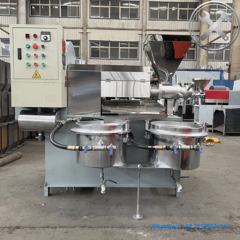 Integrated Oil Press Machin With Filter For Peanut Rapeseed Sunflower Soybean Oil
Integrated Oil Press Machin With Filter For Peanut Rapeseed Sunflower Soybean Oil