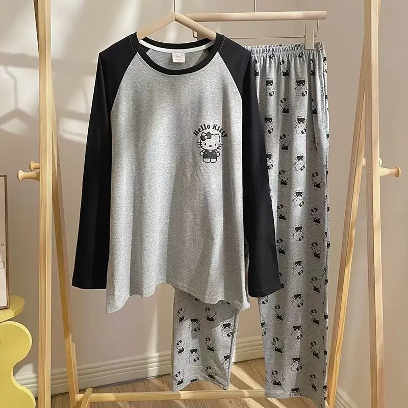 Women's Hello Kitty Pajama Set Cartoon Pajama Pants Cotton Loose Comfortable Loungewear 2024 New
Women's Hello Kitty Pajama Set Cartoon Pajama Pants Cotton Loose Comfortable Loungewear 2024 New