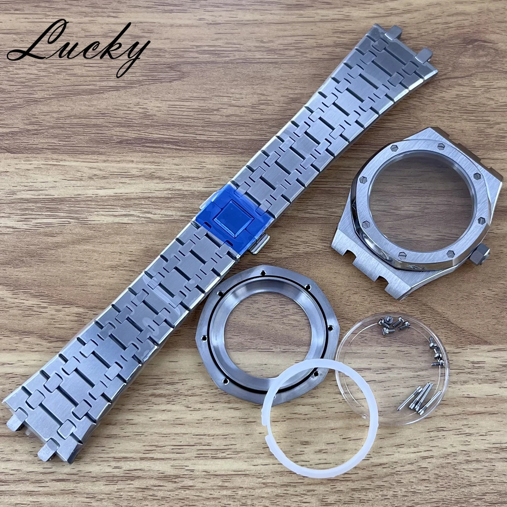 High Quality 41mm NH35 NH36 Watch Case Strap Sapphire Glass Stainless Steel Bracelet Dial Pointer for Automatic Movemen
High Quality 41mm NH35 NH36 Watch Case Strap Sapphire Glass Stainless Steel Bracelet Dial Pointer for Automatic Movemen