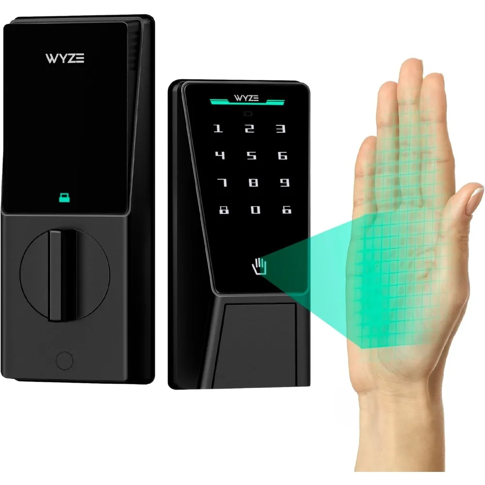 US Shipping Palm Vein Recognition Smart Door Lock Keyless Entry Keypad Auto Lock Dual Battery Wi-Fi Alexa Google BHMA IP53
US Shipping Palm Vein Recognition Smart Door Lock Keyless Entry Keypad Auto Lock Dual Battery Wi-Fi Alexa Google BHMA IP53