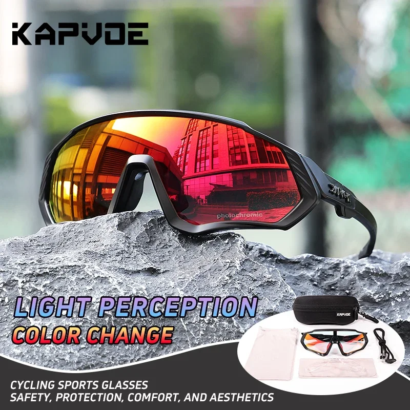 Солнцезащитные очки Kapvoe для мужчин и женщин, красные фотохромные, UV400, для спорта на открытом воздухе, езды на велосипеде, бейсбола
Солнцезащитные очки Kapvoe для мужчин и женщин, красные фотохромные, UV400, для спорта на открытом воздухе, езды на велосипеде, бейсбола
