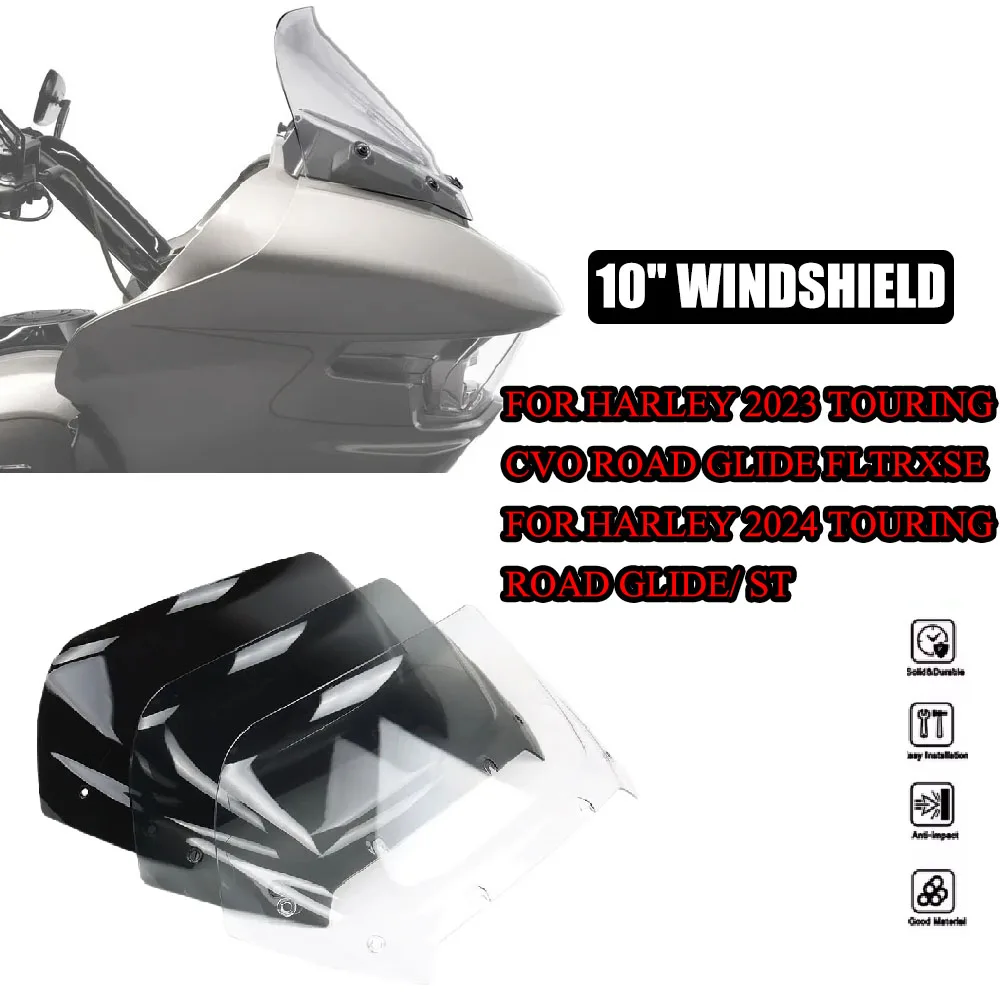 For Harley 2023 2024 TOURING CVO 121 117 Road Glide ST FLTRXSE NEW Motorcycle 10" Windshields Windscreen Wind Deflector CVO 121
For Harley 2023 2024 TOURING CVO 121 117 Road Glide ST FLTRXSE NEW Motorcycle 10" Windshields Windscreen Wind Deflector CVO 121