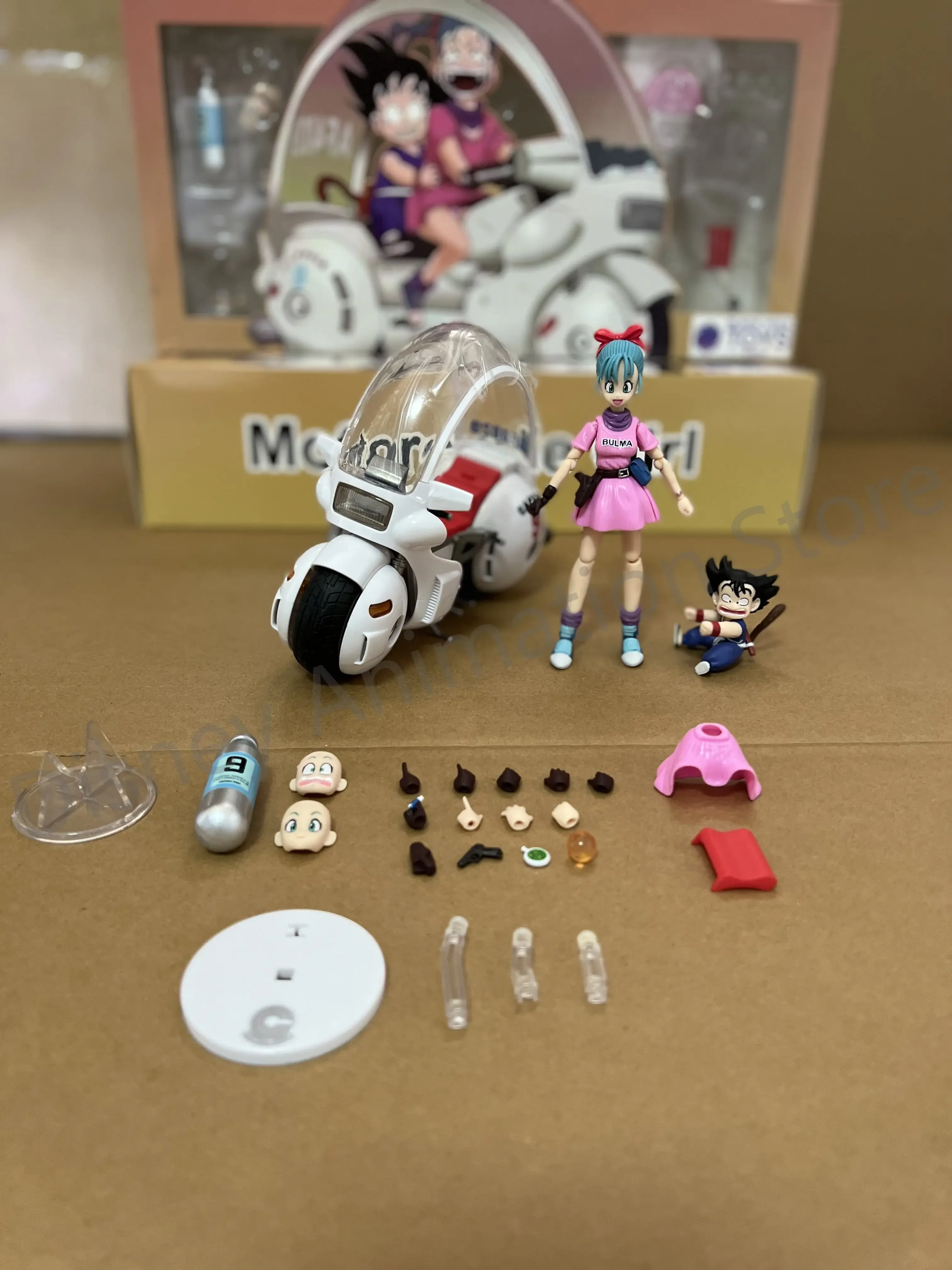In Stock Black Hole Dragon Ball Motorbike Girl Capsule No.9 Bulma Goku Suit Shf Action Figures Collection Cute Model Gift
In Stock Black Hole Dragon Ball Motorbike Girl Capsule No.9 Bulma Goku Suit Shf Action Figures Collection Cute Model Gift