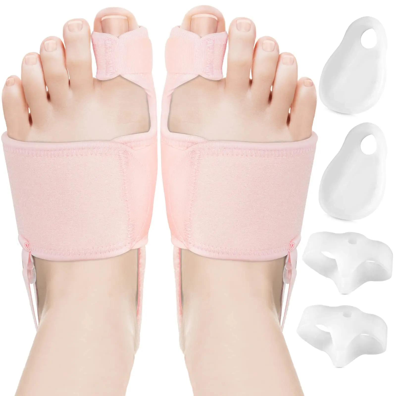 1 Sets Toe Splitterset Hallux Valgus Protection Bunion Built-in Aluminum Bar Comfortable Fixed Shock Absorption Foot Care
1 Sets Toe Splitterset Hallux Valgus Protection Bunion Built-in Aluminum Bar Comfortable Fixed Shock Absorption Foot Care
