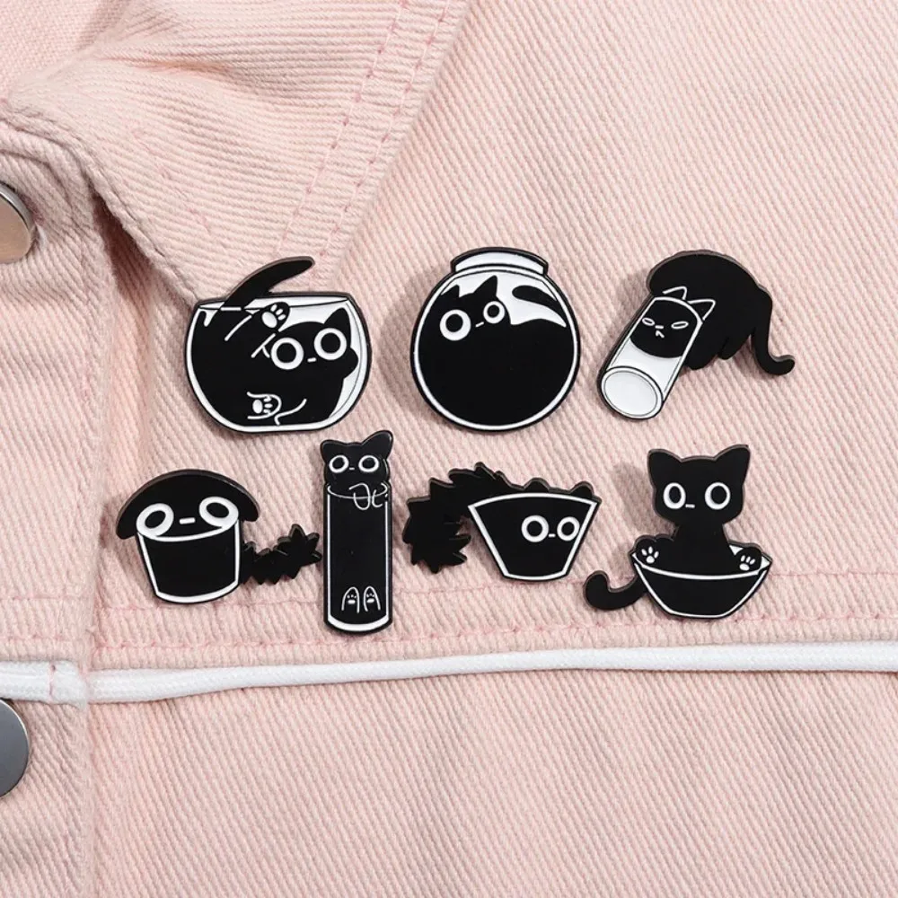 Random 1pcs Cute Cat Enamel Pins Custom Black Kitten Terrarium Badge On Backpack Lapel Brooches Animal Jewelry Gift For Kid Friends
Random 1pcs Cute Cat Enamel Pins Custom Black Kitten Terrarium Badge On Backpack Lapel Brooches Animal Jewelry Gift For Kid Friends