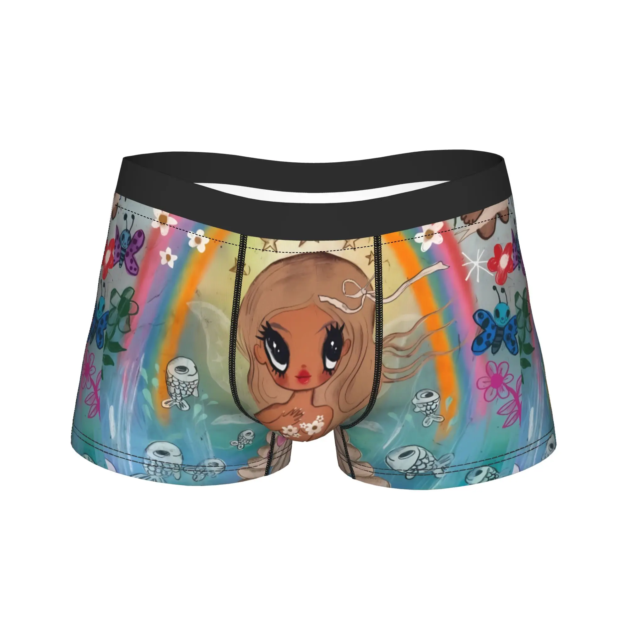 K-Karol G Rainbow Mermaid Shell Art Shorts Briefs Underwear High Quality Men's Funny Boxer Shorts Custom DIY Oversize Underpants
K-Karol G Rainbow Mermaid Shell Art Shorts Briefs Underwear High Quality Men's Funny Boxer Shorts Custom DIY Oversize Underpants