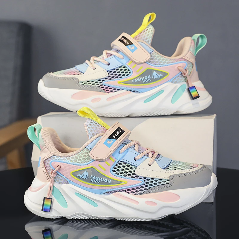 2024 Fashion Children Shoes Girls Sneakers School Sports Summer Mesh Breathable For Kids Tennis Casual Shoes
2024 Fashion Children Shoes Girls Sneakers School Sports Summer Mesh Breathable For Kids Tennis Casual Shoes