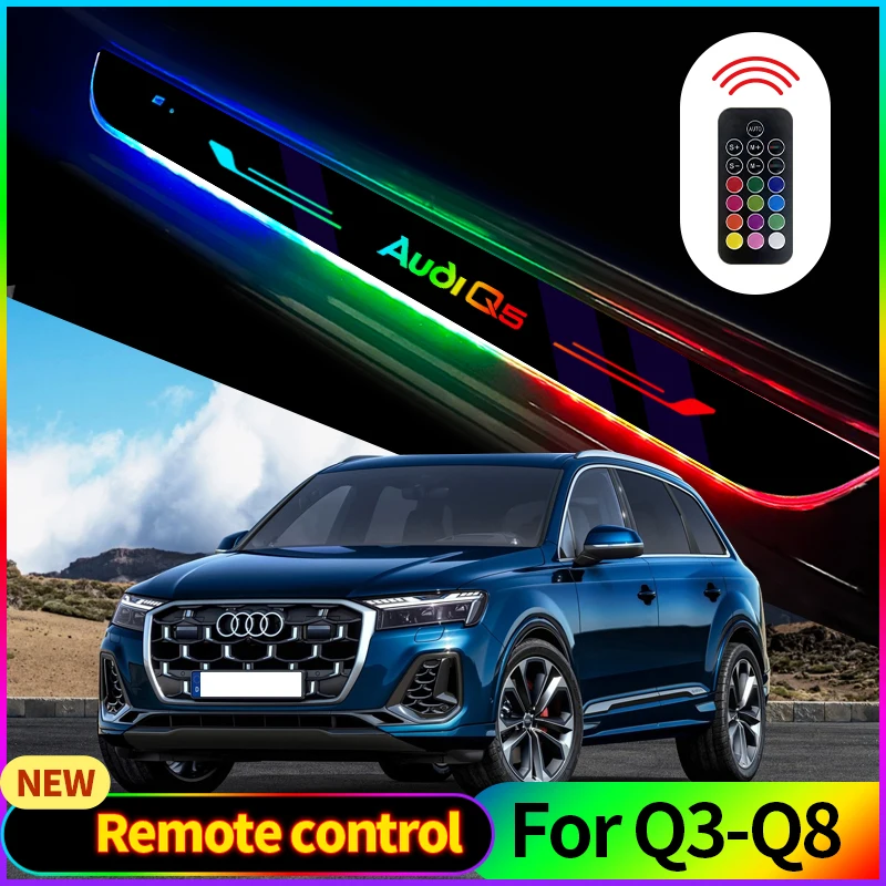 LED Car Door Threshold Welcome Pedal For Audi Q2 Q3 Q5 Q7 Q8 S Line Light Multicolor Atmosphere lamp Auto Accessories
LED Car Door Threshold Welcome Pedal For Audi Q2 Q3 Q5 Q7 Q8 S Line Light Multicolor Atmosphere lamp Auto Accessories