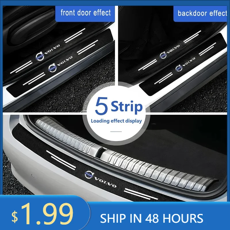 2026 Hot For Volvo Car Door Carbon Fiber Threshold Protection Sticker Suitable For Volvo XC60 XC90 XC40 S60L S80L S60 S80 V60 C
2026 Hot For Volvo Car Door Carbon Fiber Threshold Protection Sticker Suitable For Volvo XC60 XC90 XC40 S60L S80L S60 S80 V60 C