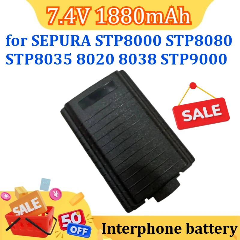 7.4V 1880mAh Battery for SEPURA STP8000 STP8080 STP8035 8020 8038 STP9000 Sc20 Walkie Talkie Battery
7.4V 1880mAh Battery for SEPURA STP8000 STP8080 STP8035 8020 8038 STP9000 Sc20 Walkie Talkie Battery