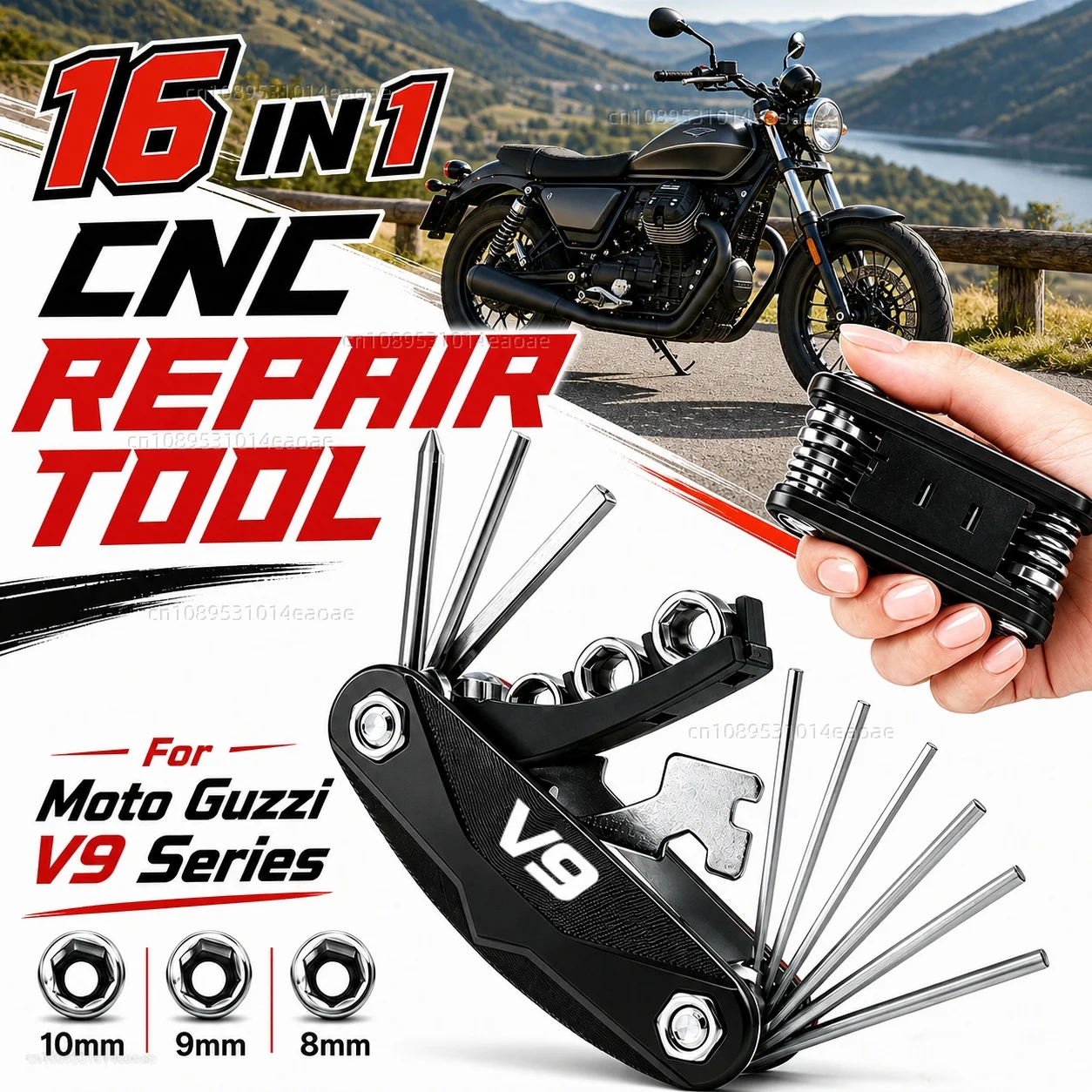 For Moto Guzzi V9 Series 2016-2024 Motorcycle Tool Repair Kit Multifunctional Screwdriver Wrench Hex Key Set Portable Bike
For Moto Guzzi V9 Series 2016-2024 Motorcycle Tool Repair Kit Multifunctional Screwdriver Wrench Hex Key Set Portable Bike