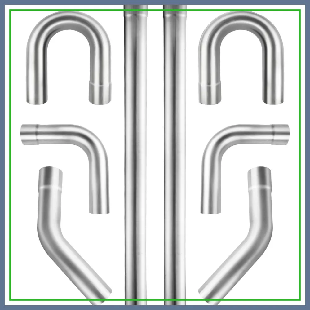 3" Mild Steel Exhaust Tubing Kit, 8 Pcs Mandrel Bend Pipes, Universal Fit
3" Mild Steel Exhaust Tubing Kit, 8 Pcs Mandrel Bend Pipes, Universal Fit