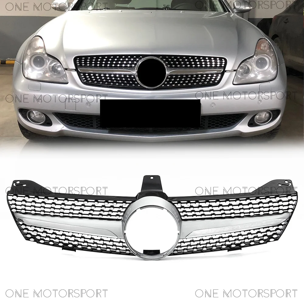 Chrome Silver Racing Grille Bumper Grille For Mercedes Benz CLS-Class W219 2005-08 CLS500 CLS550 CLS55 CLS63 Front Bumper Grille
Chrome Silver Racing Grille Bumper Grille For Mercedes Benz CLS-Class W219 2005-08 CLS500 CLS550 CLS55 CLS63 Front Bumper Grille