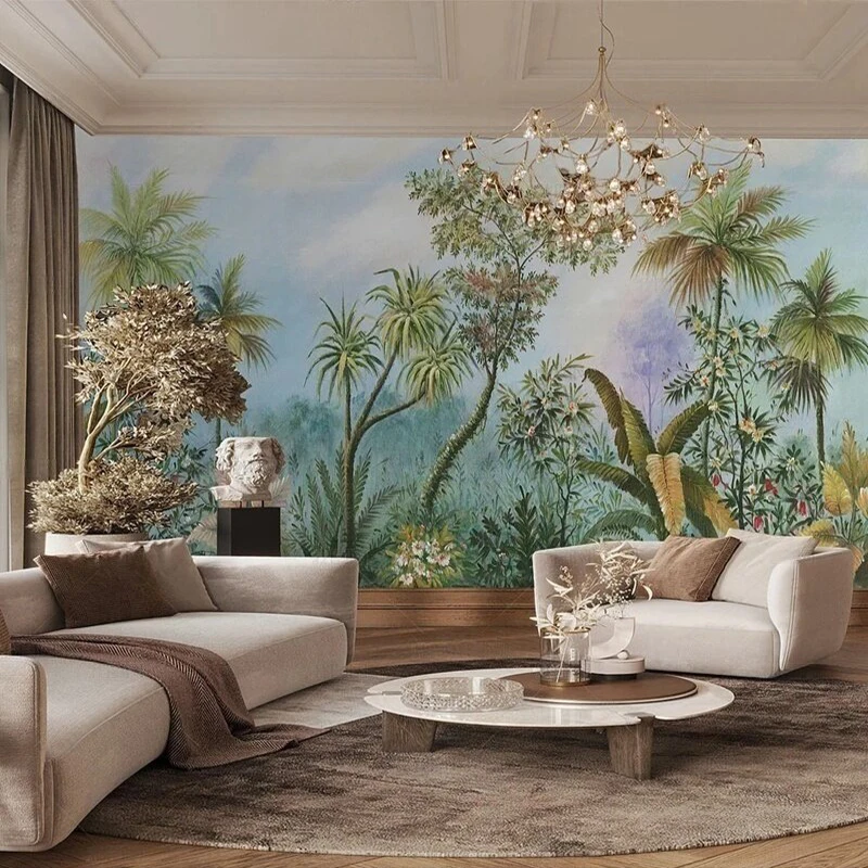 Modern Minimalist American Tropical Plant Forest Living Room Hotel Bedroom Decoration Painting Cabinet Background Wall
Modern Minimalist American Tropical Plant Forest Living Room Hotel Bedroom Decoration Painting Cabinet Background Wall
