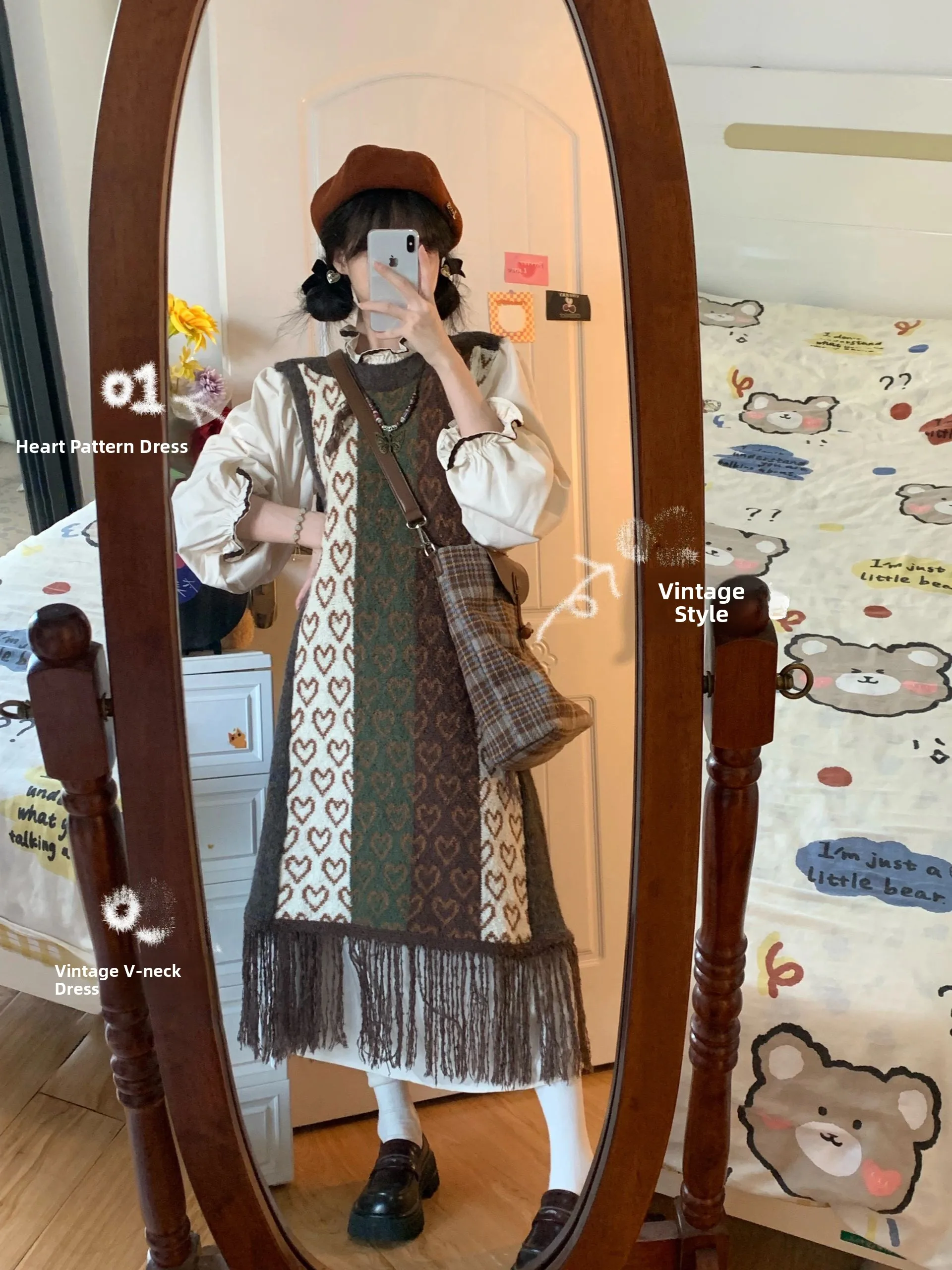 Women's Knitted Shirt Dress Set with Tassel Detail Spring Autumn Small Size Retro Style Two Piece Suit Polyester Long Sleeve
Women's Knitted Shirt Dress Set with Tassel Detail Spring Autumn Small Size Retro Style Two Piece Suit Polyester Long Sleeve