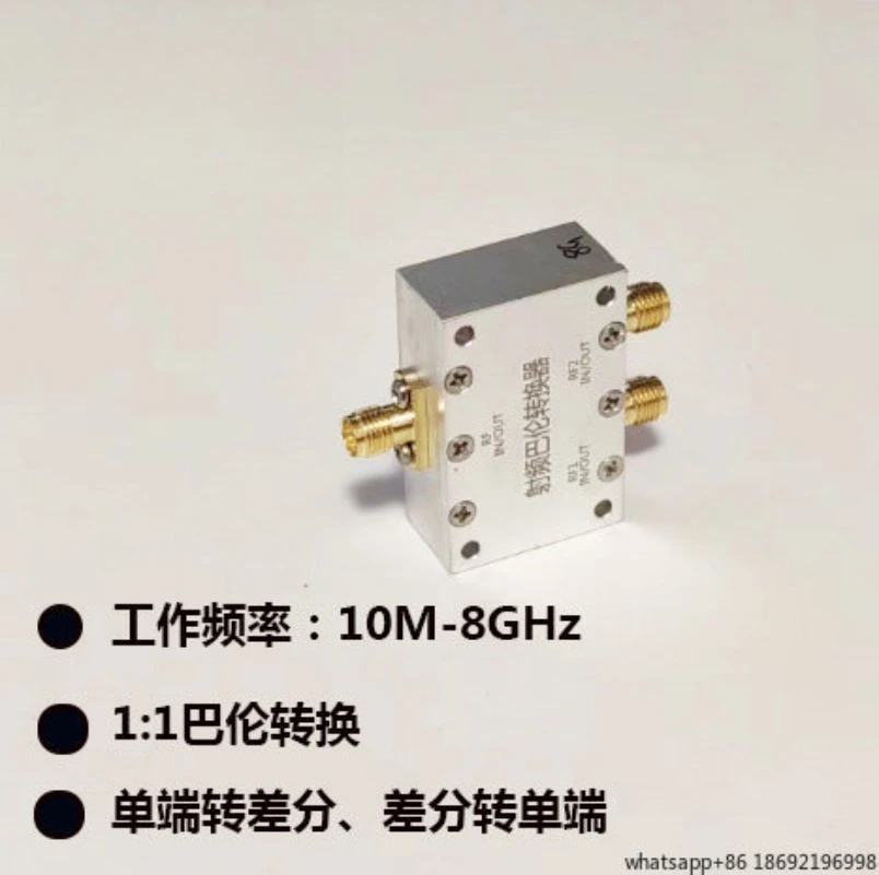 10M-8GHz RF Barron Transformer, Single-ended Differential Conversion C-band Barron MAX2870 For
10M-8GHz RF Barron Transformer, Single-ended Differential Conversion C-band Barron MAX2870 For