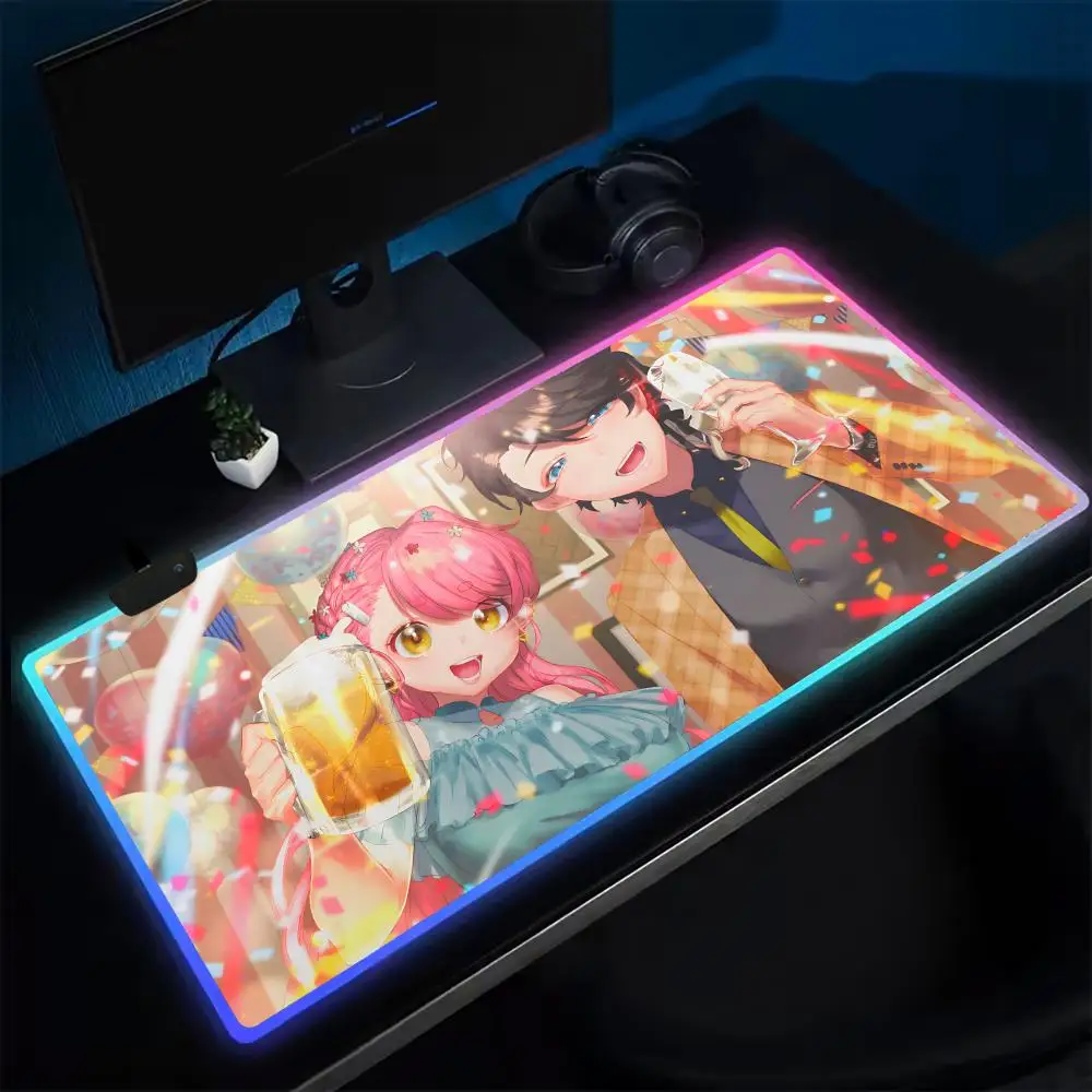 Gamer Nijisanji Mouse Pad Anime Gaming Mouse Pad LED Table Pads Backlit Rubber Desktop XXL RGB Desk Mats
Gamer Nijisanji Mouse Pad Anime Gaming Mouse Pad LED Table Pads Backlit Rubber Desktop XXL RGB Desk Mats