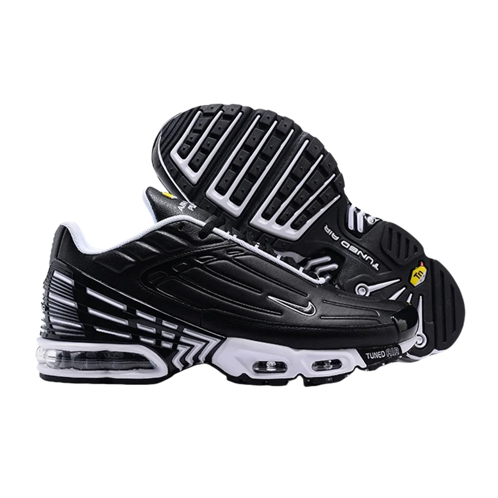 Nike Air Max Plus 3, амортизирующие противоскользящие дышащие кроссовки из синтетической кожи с сеткой, белые, черные кожаные мужские кроссовки
Nike Air Max Plus 3, амортизирующие противоскользящие дышащие кроссовки из синтетической кожи с сеткой, белые, черные кожаные мужские кроссовки