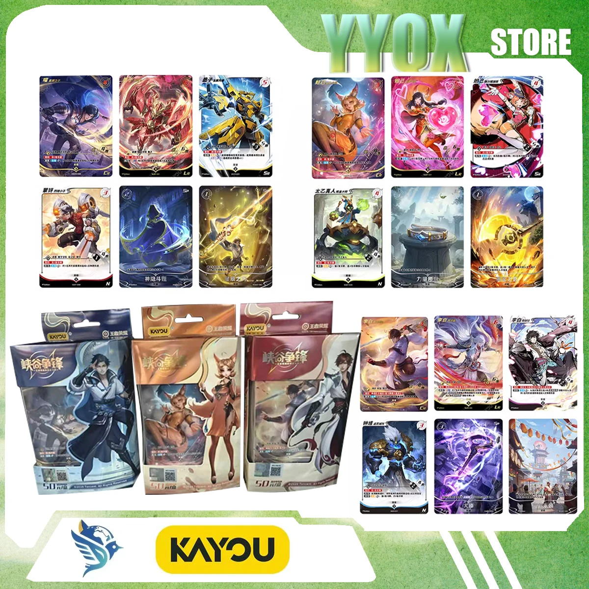 KAYOU 2026 New Honor Of Kings Clash Of Canyon Hero Game Collection Card Board Game Commemorate Cartoons Comics Surprise Gift
KAYOU 2026 New Honor Of Kings Clash Of Canyon Hero Game Collection Card Board Game Commemorate Cartoons Comics Surprise Gift