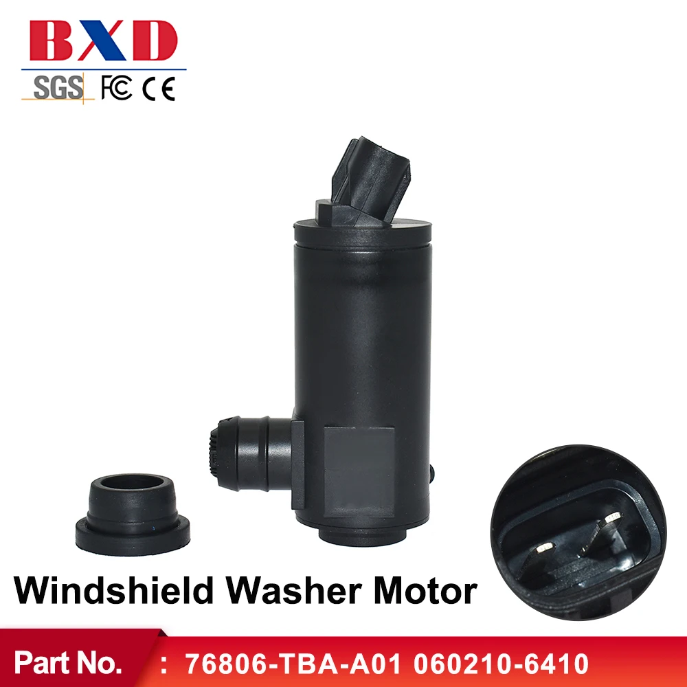 Windshield Washer Motor 76806-TBA-A01 060210-6410 For Honda Civic 2016-2021 Insight 1.5L 2019-2021
Windshield Washer Motor 76806-TBA-A01 060210-6410 For Honda Civic 2016-2021 Insight 1.5L 2019-2021