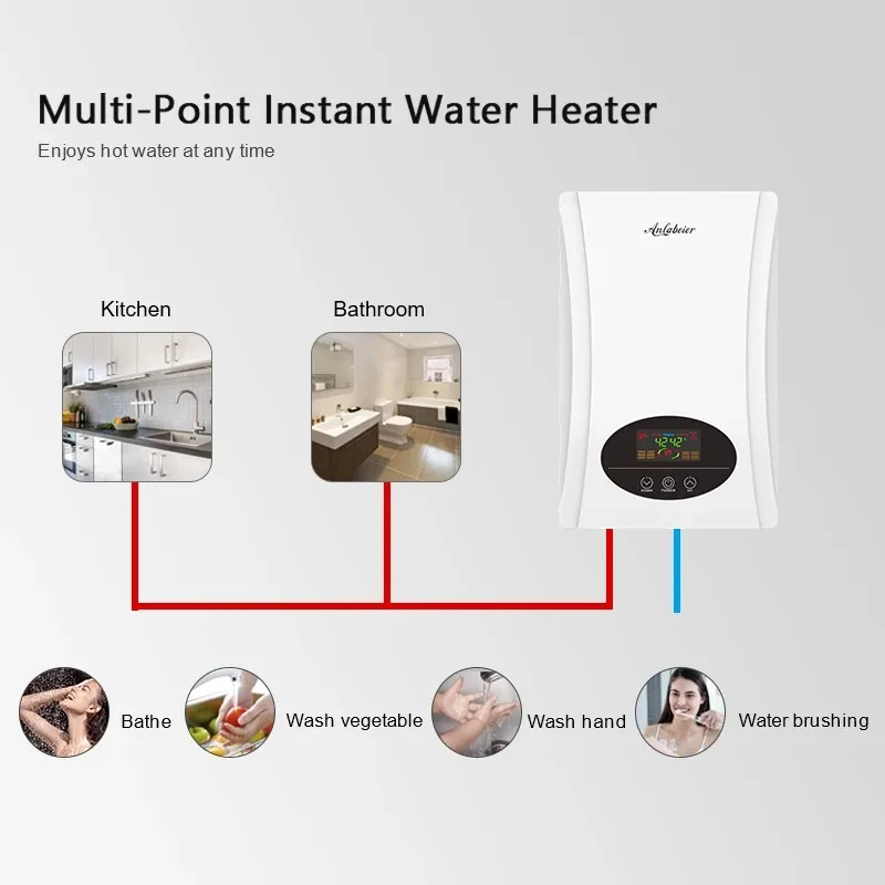 【Best-selling】8kw Instant Electric Water Heater 220V 380V Hot Mini Smart Thermostat Water Heater Boiler For Home
【Best-selling】8kw Instant Electric Water Heater 220V 380V Hot Mini Smart Thermostat Water Heater Boiler For Home