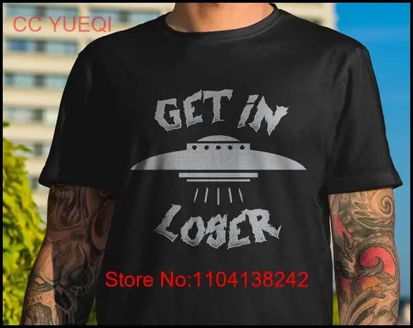 Рубашка Get In Loser, забавная рубашка с НЛО, футболка с изображением пришельцев, футболка Area 51, летающая тарелка
Рубашка Get In Loser, забавная рубашка с НЛО, футболка с изображением пришельцев, футболка Area 51, летающая тарелка