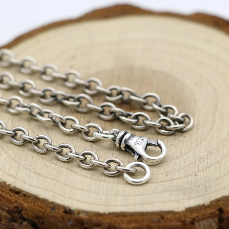 Korean style punk necklace personality simple chain Thai silver rope section clavicle chain men ladies' pendant lanyard
Korean style punk necklace personality simple chain Thai silver rope section clavicle chain men ladies' pendant lanyard