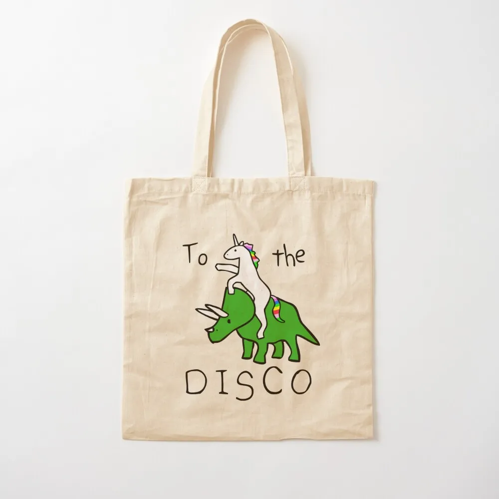 To The Disco (Unicorn Riding Triceratops) Tote Bag shopper bag women canvas woman shopping bag Canvas Tote
To The Disco (Unicorn Riding Triceratops) Tote Bag shopper bag women canvas woman shopping bag Canvas Tote