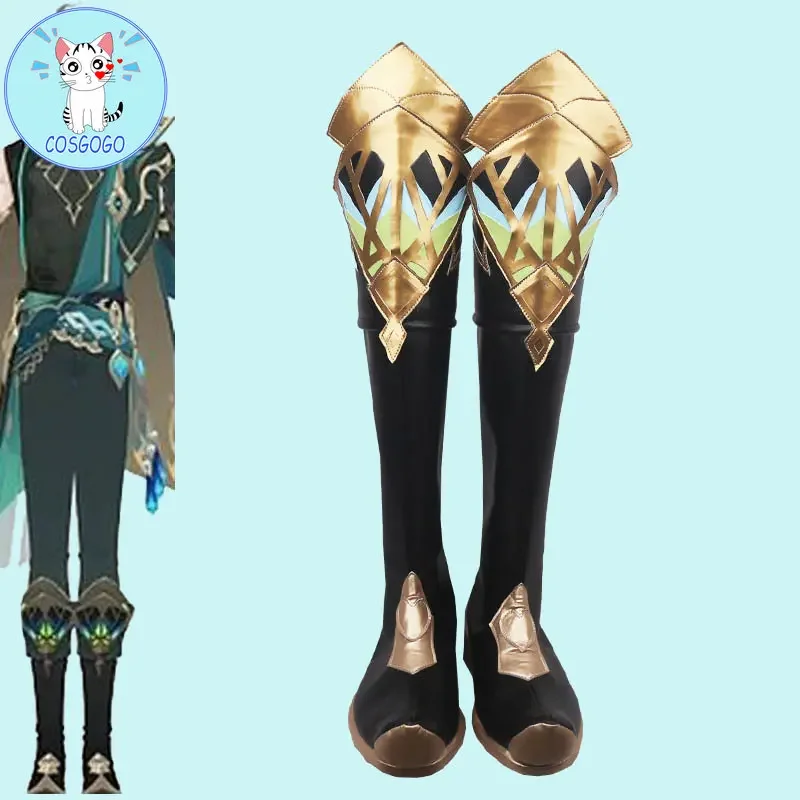 Genshin Impact Al Haitham Cosplay shoes boots Halloween Game Outfit Anime Women Men Role Play
Genshin Impact Al Haitham Cosplay shoes boots Halloween Game Outfit Anime Women Men Role Play