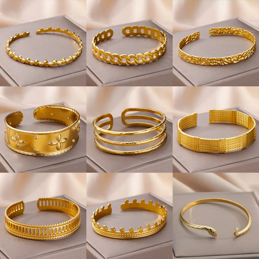 Jesus Bangles Bracelet for Women Stainless Steel Gold Plated Luxury Bracelets 2025 Jewelry pulseras mujer bijoux
Jesus Bangles Bracelet for Women Stainless Steel Gold Plated Luxury Bracelets 2025 Jewelry pulseras mujer bijoux