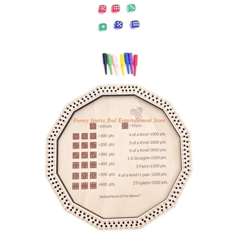 C4DE Wooden Dices Tray Roleplaying Dices Board Funny Family Tray Game for Adults Women
C4DE Wooden Dices Tray Roleplaying Dices Board Funny Family Tray Game for Adults Women