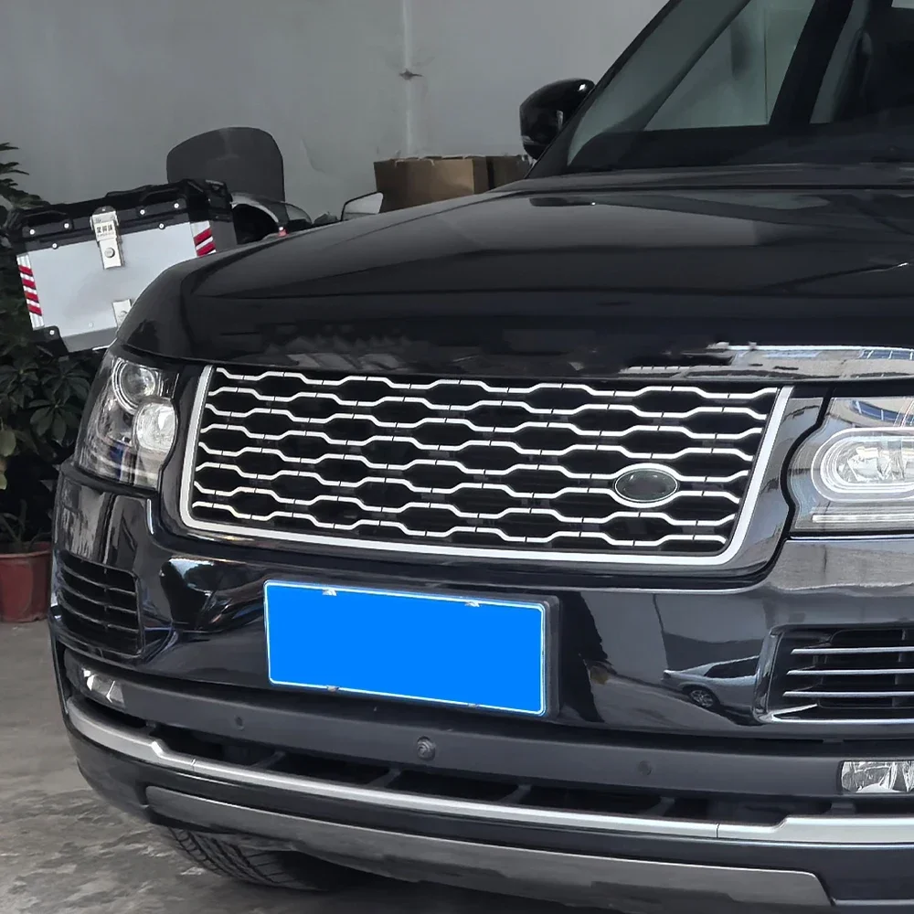 Обновление решетки переднего бампера в стиле 2018-2022 для Land Rover Range Rover Executive 2013-2017, аксессуары для решетки переднего бампера
Обновление решетки переднего бампера в стиле 2018-2022 для Land Rover Range Rover Executive 2013-2017, аксессуары для решетки переднего бампера