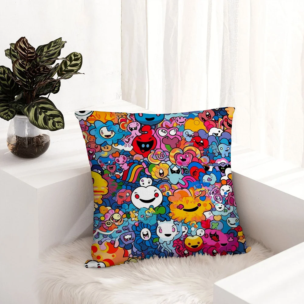 Sticker Bomb Pattern Pillow Case Plush Fabric Soft Pillowcase Double Sided Print Sofa Cushion Cover Throw Pillow Covers
Sticker Bomb Pattern Pillow Case Plush Fabric Soft Pillowcase Double Sided Print Sofa Cushion Cover Throw Pillow Covers