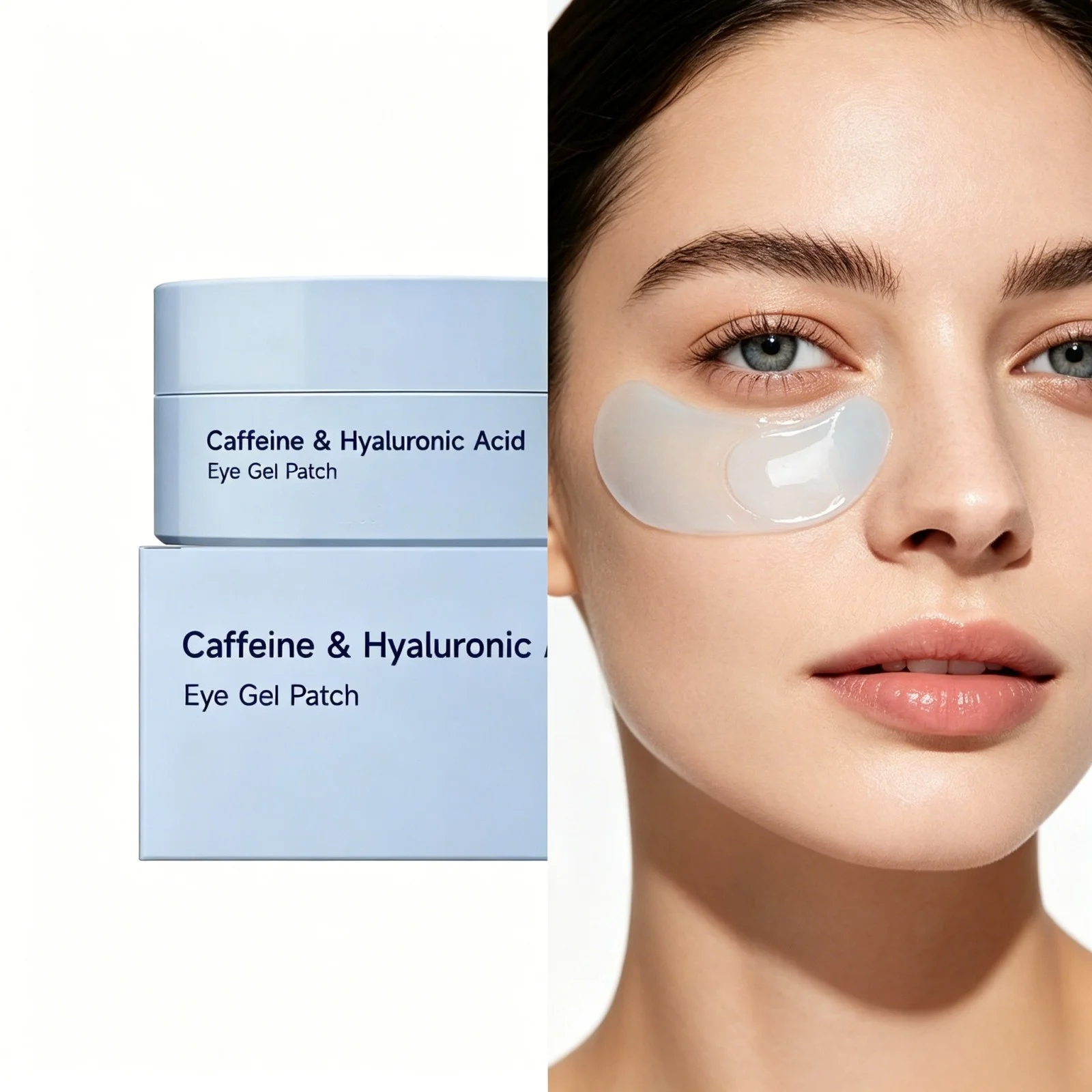 Eye Gel Patch Anti Dark Circles and Eye Bags Wrinkle Remover Deep Hydration Hyaluronic Acid Caffeine Eye Patches for Puffy Eyes
Eye Gel Patch Anti Dark Circles and Eye Bags Wrinkle Remover Deep Hydration Hyaluronic Acid Caffeine Eye Patches for Puffy Eyes