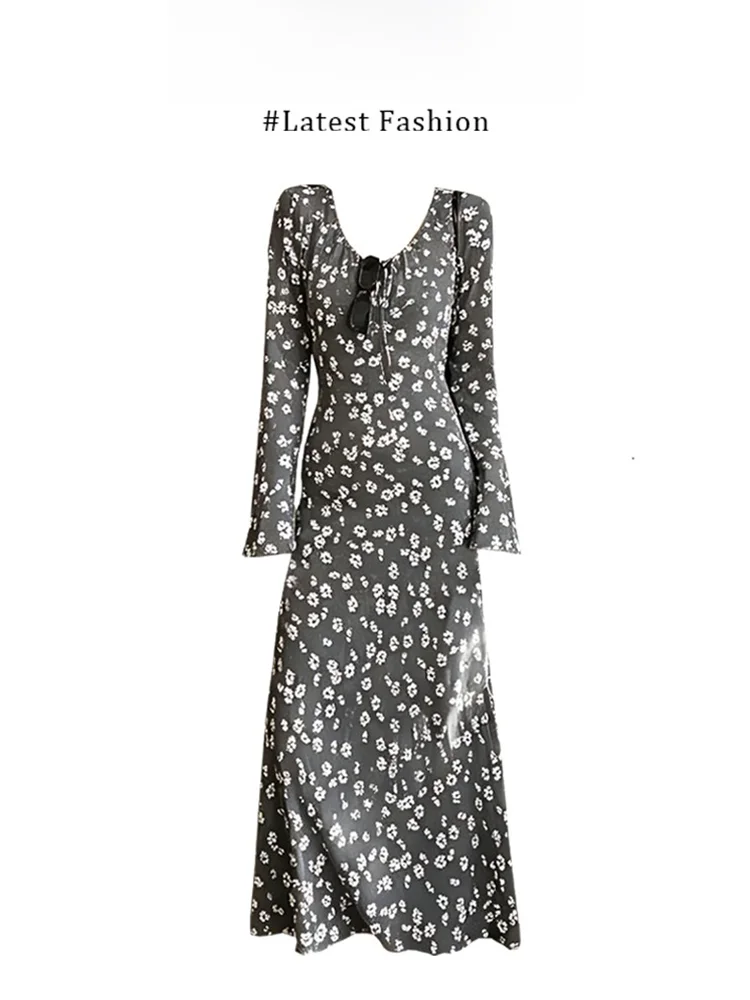 Summer Vacation Travel Loose Fit Floral Print Drawstring V-Neck Bell Sleeve Long Dress Women's Polyester Fiber UV Protection
Summer Vacation Travel Loose Fit Floral Print Drawstring V-Neck Bell Sleeve Long Dress Women's Polyester Fiber UV Protection