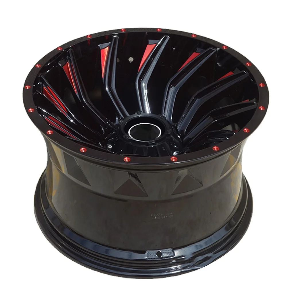 Robustness 20 inch 12J ultra deep wheel -44ET 6x135 6x139.7 off-road wheel hub red gold oil+rivets
Robustness 20 inch 12J ultra deep wheel -44ET 6x135 6x139.7 off-road wheel hub red gold oil+rivets