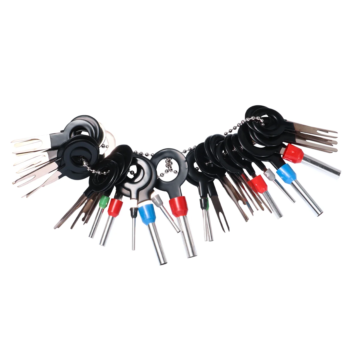 39 Pcs Car Key Tool Terminal Removal Connector Pin Release Extractor Puller Crimping
39 Pcs Car Key Tool Terminal Removal Connector Pin Release Extractor Puller Crimping