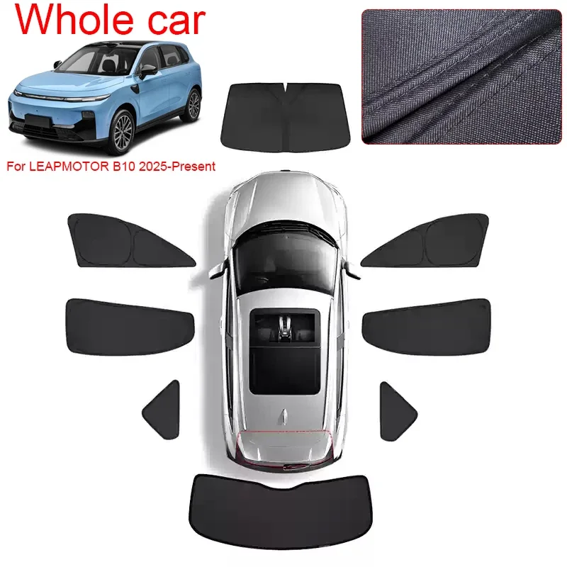 Car Black Window Privacy Sunshade For LEAPMOTOR B10 2025-Present Auto UV Block Sun Protection Interior Blackout Cover Accessory
Car Black Window Privacy Sunshade For LEAPMOTOR B10 2025-Present Auto UV Block Sun Protection Interior Blackout Cover Accessory