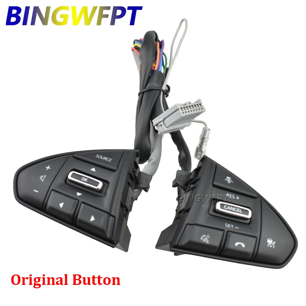 High Quality Original 1:1 Model Steering Wheel Button Switch FOR Nissan LIVINA 2016 2017 2018 2019
High Quality Original 1:1 Model Steering Wheel Button Switch FOR Nissan LIVINA 2016 2017 2018 2019