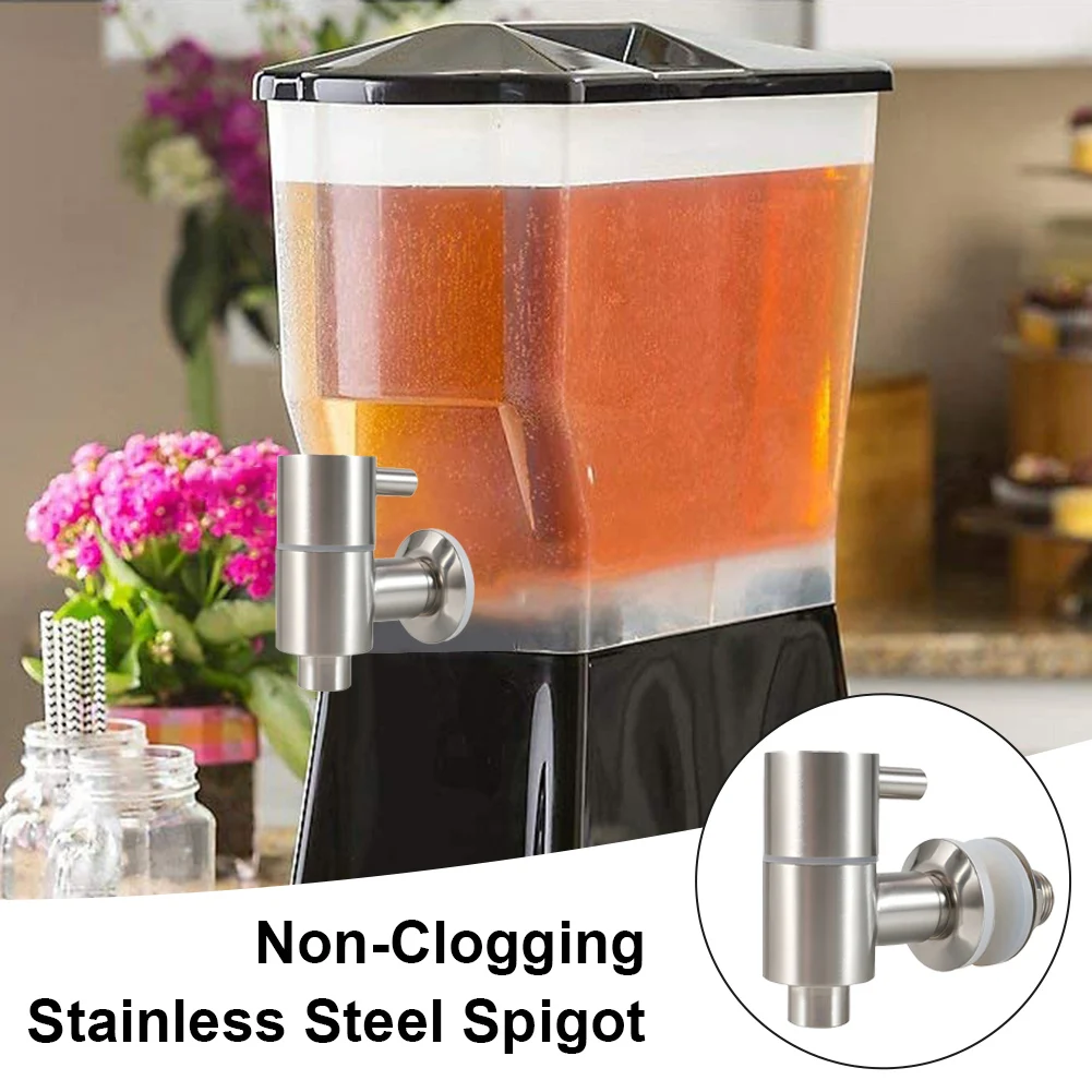 New Spigot For Beverage Dispenser Polished Stainless Steel Drink Dispenser Faucet 12mm 16mm Replacement For Water Dispenser Jar
New Spigot For Beverage Dispenser Polished Stainless Steel Drink Dispenser Faucet 12mm 16mm Replacement For Water Dispenser Jar
