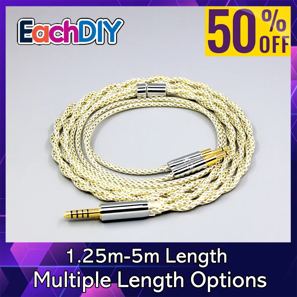 TypeS 23AWG Litz Shielding Silver OCC Earphone Cable For Sennheiser HD700 Headset 2.5mm pin Headphone LN008918
TypeS 23AWG Litz Shielding Silver OCC Earphone Cable For Sennheiser HD700 Headset 2.5mm pin Headphone LN008918