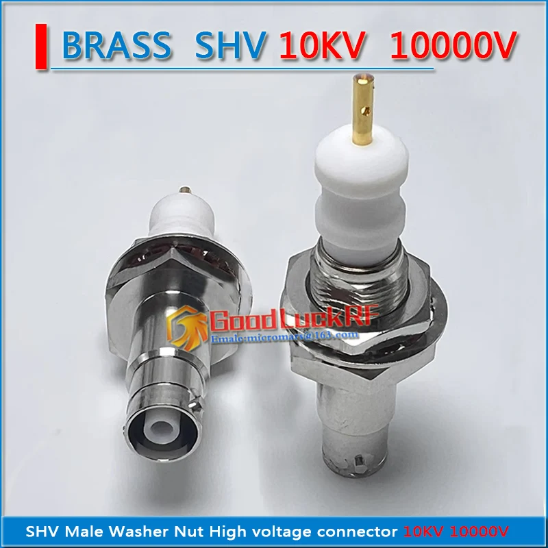 10KV 10000V SHV10KV SHV Male RP-BNC Female pin O-ring Bulkhead Panel solder deck Mount High Voltage Power Straight RF Connector
10KV 10000V SHV10KV SHV Male RP-BNC Female pin O-ring Bulkhead Panel solder deck Mount High Voltage Power Straight RF Connector