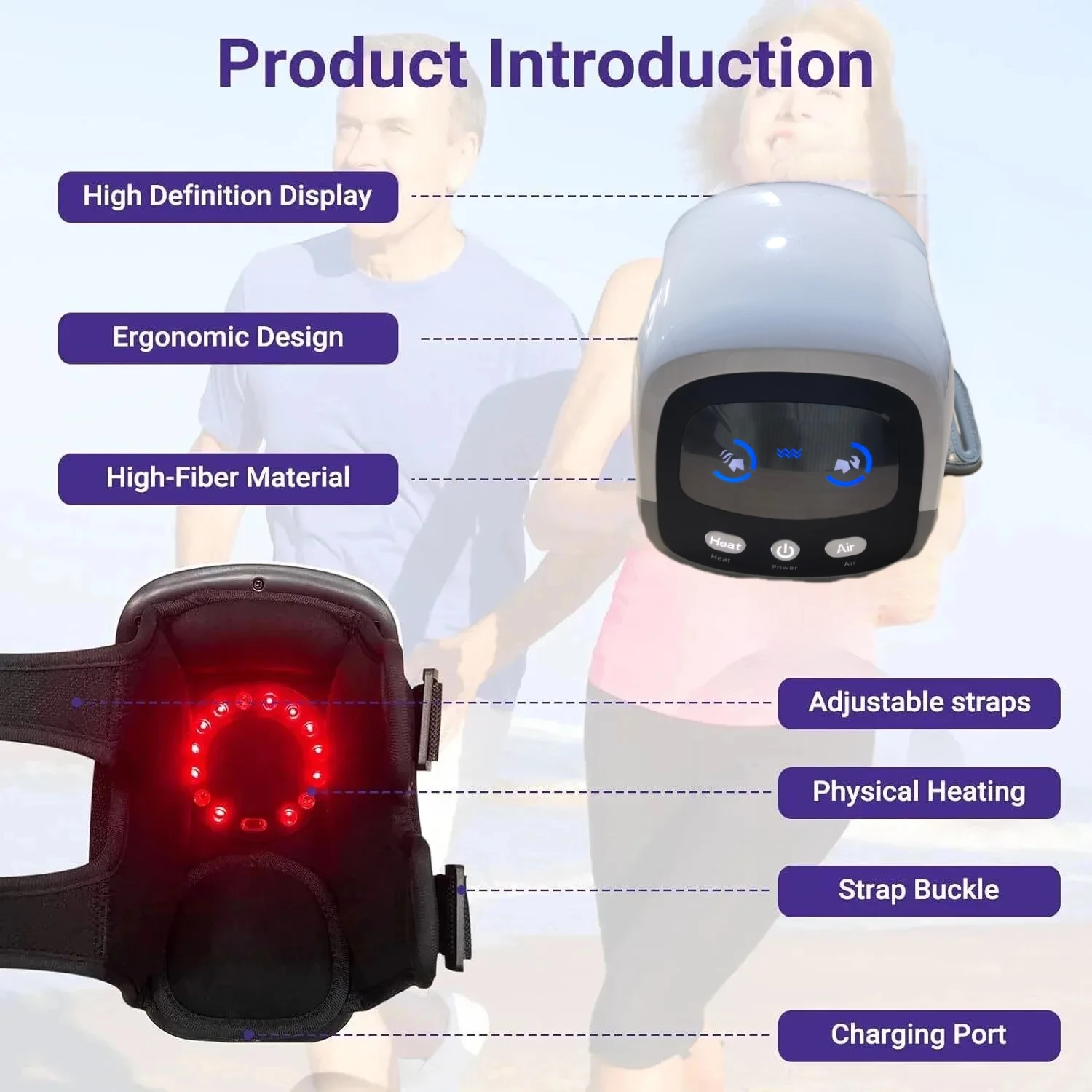 Портативный беспроводной массажер для облегчения боли в коленях с умным подогревом и вибрацией, расслабитель мышц, устройство для ухода за суставами, подарок для родителей и бабушек-дедушек
Портативный беспроводной массажер для облегчения боли в коленях с умным подогревом и вибрацией, расслабитель мышц, устройство для ухода за суставами, подарок для родителей и бабушек-дедушек