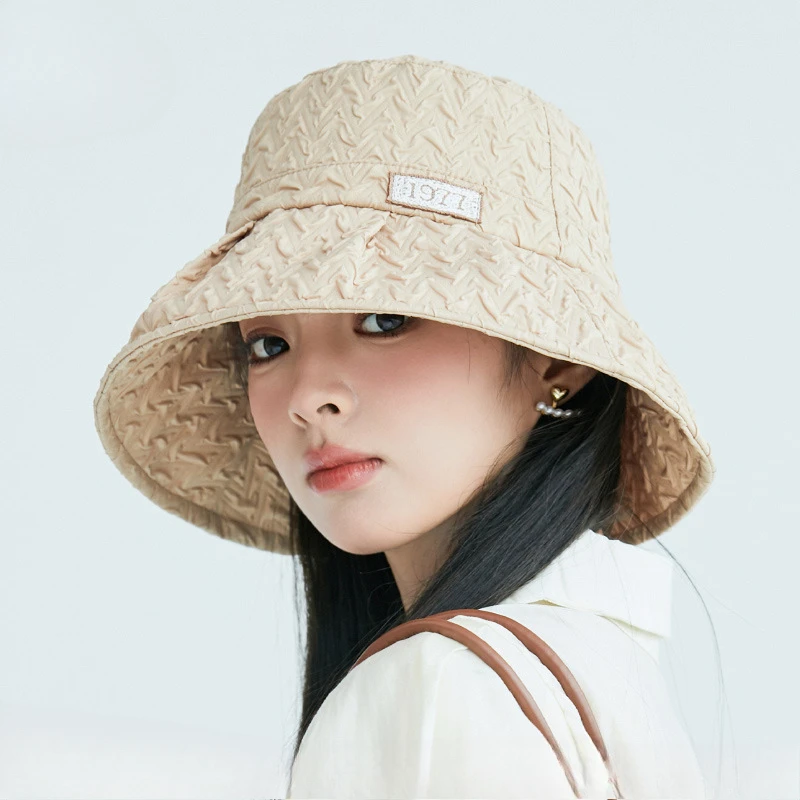 Seersucker Bucket Hat Spring and Summer New Pleated Basin Fashion Trend Niche Sun Women Beanies for Women Bucket Hat
Seersucker Bucket Hat Spring and Summer New Pleated Basin Fashion Trend Niche Sun Women Beanies for Women Bucket Hat