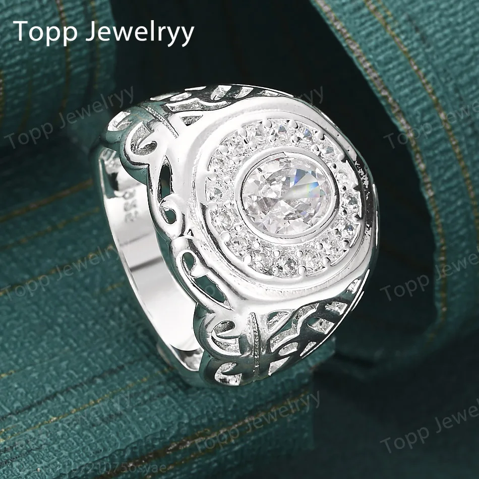 Кольцо из стерлингового серебра 925 пробы с большим круглым цирконом, женское, модное, ювелирное украшение, подарок
Кольцо из стерлингового серебра 925 пробы с большим круглым цирконом, женское, модное, ювелирное украшение, подарок