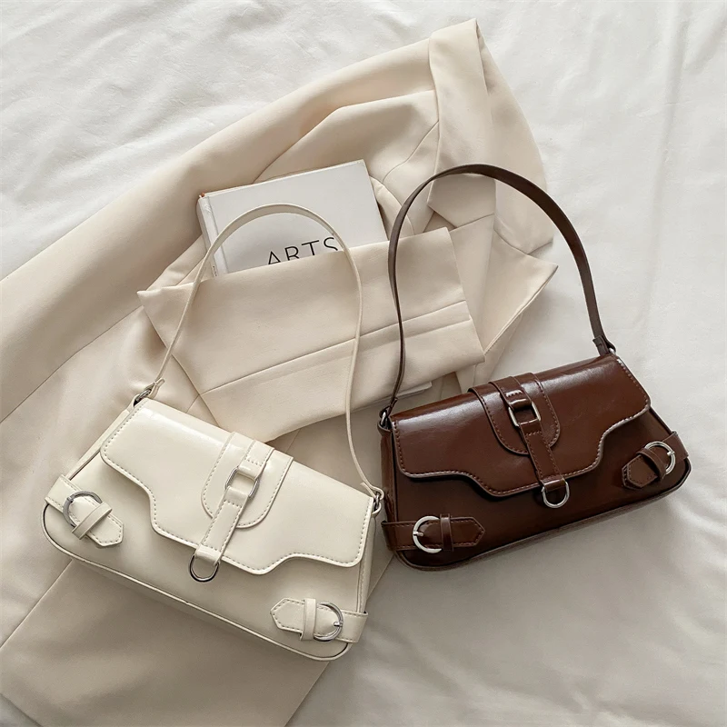 Fashion Trendy Female PU Leather Underarm Bags Retro Stylish Lady Small Shoulder Bags College Girls Cute Tote Bag Handbags
Fashion Trendy Female PU Leather Underarm Bags Retro Stylish Lady Small Shoulder Bags College Girls Cute Tote Bag Handbags