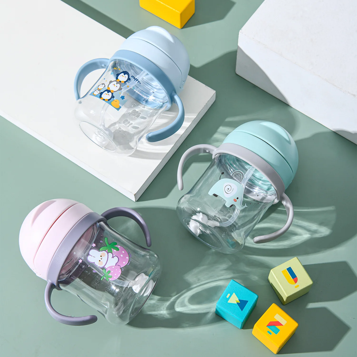 Kids Anti-Choke Straw Cup, Cartoon Handle Training Cup, Accurate Measurement Marks, Durable Plastic Baby Bottle
Kids Anti-Choke Straw Cup, Cartoon Handle Training Cup, Accurate Measurement Marks, Durable Plastic Baby Bottle